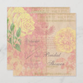  Rozen, Gewas en Muziek Vrijgezellenfeest Collage Kaart (Voorkant / Achterkant)