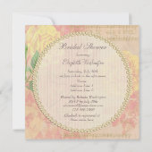  Rozen, Gewas en Muziek Vrijgezellenfeest Collage Kaart (Achterkant)