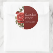 Rozen Gezichts Masker Label (Tas)