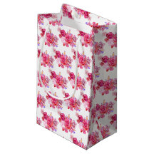 Rozen Gift Bag Roze Flowers