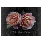 Rozen Glass Cutting Board - Gepersonaliseerd Snijplank (Voorkant)
