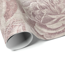 Rozen Glitter Roze Rose Bokeh Bloemen Ivoor Blush Cadeaupapier