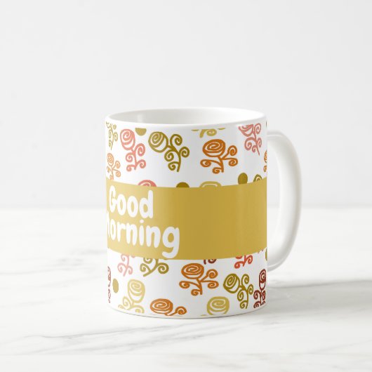 Rozen Gold Sinaasappel en Mok Rust Coffee (Voorkant rechts)