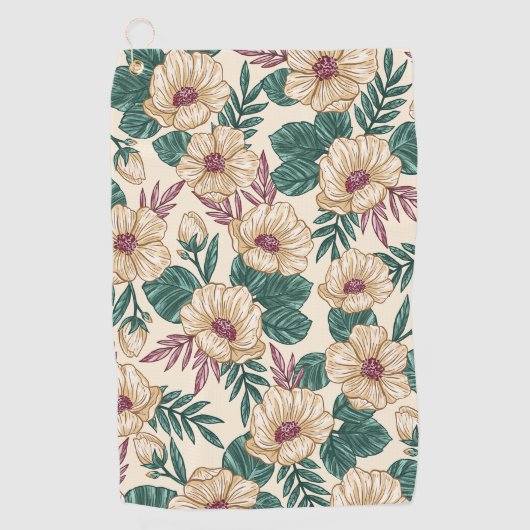 Rozen Golfhanddoek (Voorkant)