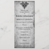 Rozen Gothic Weddenschap Programmakaart (Voorkant)