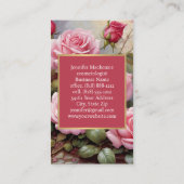  Rozen goud  roze Visitekaartje (Achterkant)