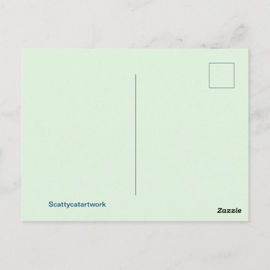 Rozen grafisch ontwerp briefkaart (Achterkant)