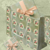  Rozen Groen Vervaagd Damask Groot Cadeauzakje