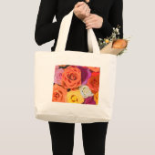 Rozen Grote Tote Bag (Voorkant (product))