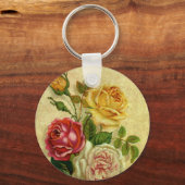  Rozen Grunge Sleutelhanger (Voorkant)