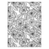 Rozen handgetekend patroon tafelkleed (Voorkant)