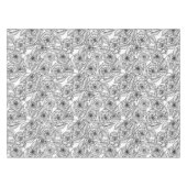 Rozen handgetekend patroon tafelkleed (Voorkant (Horizontaal))