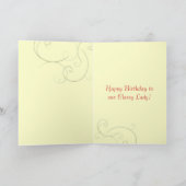  Rozen Happy Birthday kaart (Binnen)