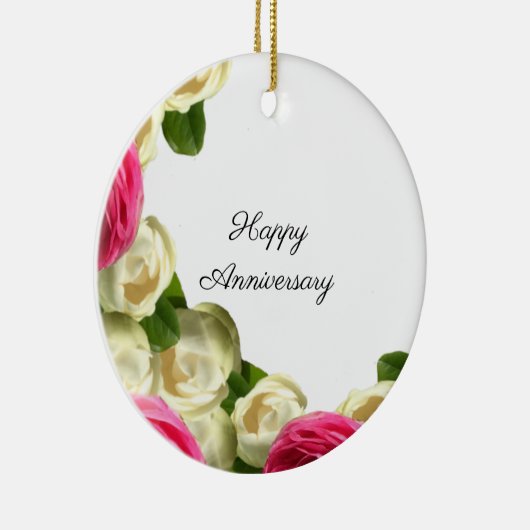 Rozen Happy Jubileum Ornament (Rechts)