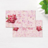 Rozen Harmony Gift Label Visitekaartjes (Bureau)
