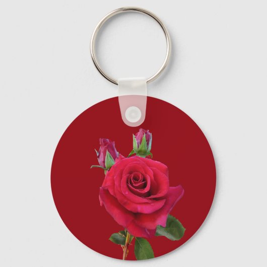 Rozen hart sleutelhanger bruiloft gunst (Achterkant)