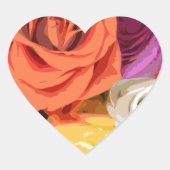Rozen Hart Sticker (Voorkant)