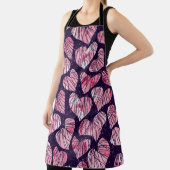 Rozen hart: waterverf naadloos patroon. schort (Insitu)