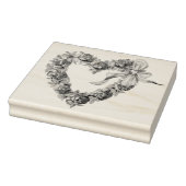  Rozen harten Floral Wreator  Wedding Rubberstempel (Stempel)