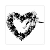  Rozen harten Floral Wreator  Wedding Rubberstempel (Afrduk)