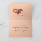 Rozen & Harten I Liefde u kaarden om het even Kaart (Binnen)