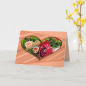 Rozen & Harten I Liefde u kaarden om het even Kaart (Gele Bloem)