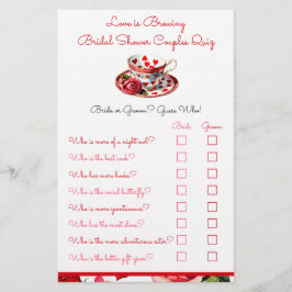 Rozen & Harten Paar Quiz Douche Spel