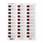 Rozen hebben een rood etiket (Full Sheet)