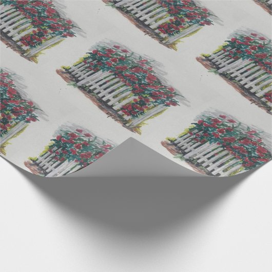 Rozen hek inpakpapier (Hoek)