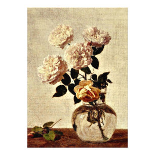Rozen, Henri Fantin-Latour kunstwerk, Foto Afdruk
