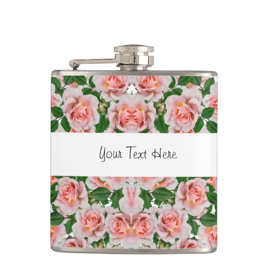 rozen heupfles (Voorkant)