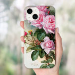 Rozen Hoesje-Mate iPhone Case<br><div class="desc">Aangepast ontwerp voor een gedrukte telefooncel bevat een schilderij van rozen en een hommel van kunstenaar Paul de Longpré. Klik aanpassen het om uw eigen tekst en foto's toe te voegen om het ontwerp te personaliseren.</div>