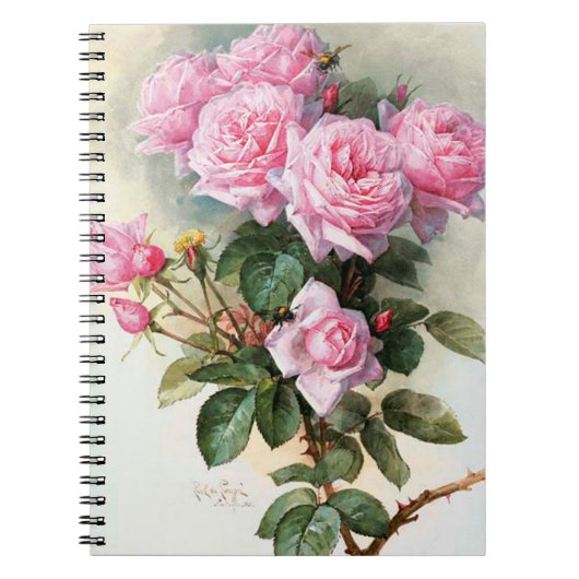  Rozen Hoesje-Mate iPhone Case Notitieboek (Voorkant)