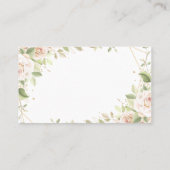 Rozen Hoeveel kerks Vrijgezellenfeest kaartspel Plaatskaartje (Achterkant)