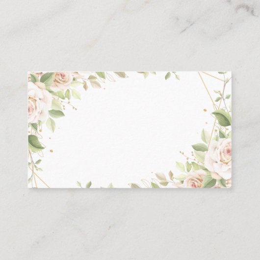 Rozen Hoeveel kerks Vrijgezellenfeest kaartspel Plaatskaartje (Achterkant)