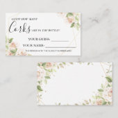 Rozen Hoeveel kerks Vrijgezellenfeest kaartspel Plaatskaartje (Voorkant / Achterkant)