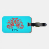 Rozen & Hoop Bagagelabel (Achterkant horizontaal)