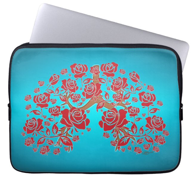 Rozen & Hoop Laptop Sleeve (Voorkant)