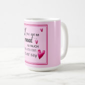 Rozen - hou van je twee keer zo veel koffiemok (Voorkant rechts)