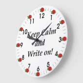 Rozen houden kalm en schrijven op klok (Hoek)