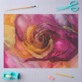 Rozen in Alcohol Ink Series Design #30 Tissuepapier (Craft)