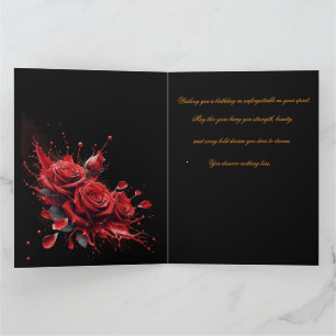 Rozen in bloei - Elegante verjaardag Kaart