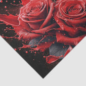 Rozen in bloei - Elegante verjaardag Tissuepapier (Detail)