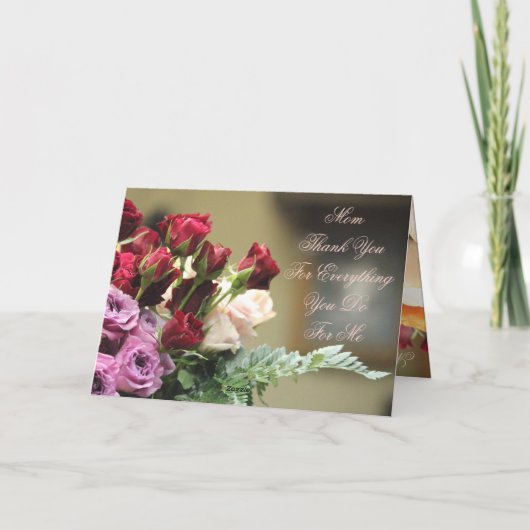 Rozen in Bloom Kaart (Achterkant)