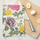 Rozen in Bloom Theedoek Keukenhanddoek (Quarter Fold)