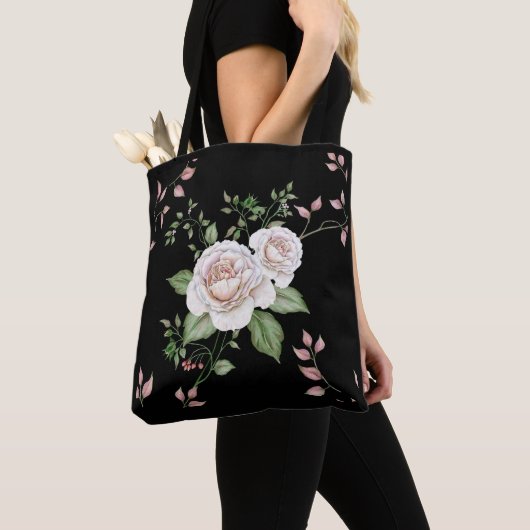 Rozen in Bloom Tote Bag (Dichtbij)