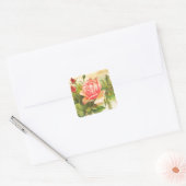 Rozen in Bloom Vierkante Sticker (Envelop)