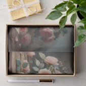 Rozen in Blush Pink Decoupage Tissuepapier (Geschenk)