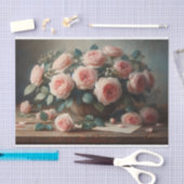 Rozen in Blush Roze Decoupage Tissuepapier (Craft)
