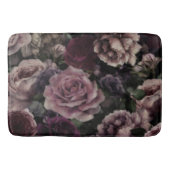 Rozen in Bourgogne en roze  botanisch Badmat (Voorkant)